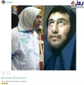 عکس/واکنش حسام نواب صفوی به روسری سرکردن مربی تایلندی