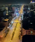 یکی از خیابان‌های اهواز پس از اعمال محدودیت‌ رفت و آمد/عکس