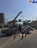 چپ كردن عجيب خانوم سمند سوار در تهران +عكس
