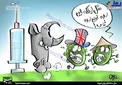 کاریکاتور/ سال ۱۴۰۰ آغاز پایان کرونا!