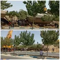 خروج قطار نفت‌کش در شهر قدس از ریل+ عکس