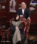 تیپ متفاوت اندیشه فولادوند در کنار مهران مدیری+عکس