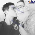 عکس/ بوسه بازیکن معروف تیم ملی ایران بر چهره مادرش