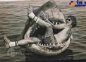 عکس/ اسپیلبرگ در پشت صحنه فیلم آرواره