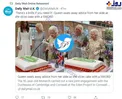 وقتی ملکه انگلیس کیک را با شمشیر برید! +عکس