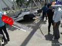 صحنه ای وحشتناک از سقوط پل عابر پیاده در جاده قدیم ساوه/عکس