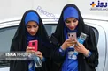دختران چادری در تمرین استقلال/عکس