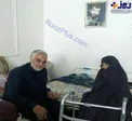 دیدار حاج قاسم با مادر حاج‌ احمد متوسلیان/عکس