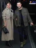 جواد عزتی و همسرش مه لقا باقری در جشنواره فیلم فجر +عکس