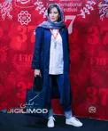 تیپ مهتاب کرامتی در جشنواره بین المللی فجر+عکس