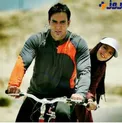 عکسی دیده نشده از دوچرخه سواری خانم و آقای بازیگر