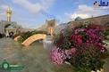تصویری زیبا از گل آرایی نوروزی حرم مطهر رضوی