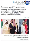 اجبار د‌ختر حاکم دبی برای ازدواج با محمد بن سلمان! + عکس