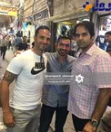 عکس/سفر سرمربی وردربرمن به ایران و گردش در بازار بزرگ تهران