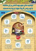 اینفوگرافیک/ توصیه‌های مهم‌بهداشتی برای ورود به مسجد