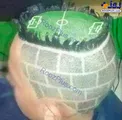 مدل موی عجیب و جالب یک هوادار فوتبال+عکس