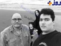 نادر سليمانى به همراه همسر و فرزندانش، كنار دريا+عکس