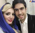 فوتبالیست تازه داماد شده و همسرش + عکس