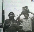 عکس/ شعار «مرگ بر شاه» جواد ظریف مقابل بیمارستان