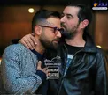 بوسه شهاب حسینی بر پیشانی بازیگر مشهور در مراسم شب گذشته+عکس