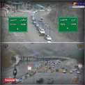 عکس/ در آستانه تعطیلی ۶ روزه؛ ترافیک سنگین در جاده چالوس