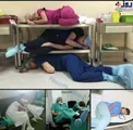 وضعیت عجیب و غم انگیز پرستاران هندی در بحران کرونا + عکس