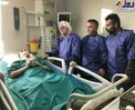 عکس/ عیادت شفر از پادوانی بازیکن استقلال