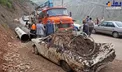 بلایی که رانش کوه بر سر خودروی پیکان آورد! +عکس