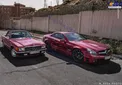 نسل سوم و پنجم مرسدس بنز SL در کنارهم در تهران+عکس