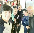 سلفی سردار آزمون با بازیگران مشهور