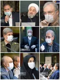 باز هم روحانی بدون ماسک!+عکس