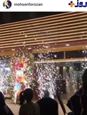 افتتاح رستوران بازيكن فوتبال در شب اول محرم +عكس