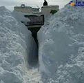 تصویری جالب از پاسگاه مرزی در بانه در میان برف ها