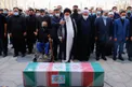 اقامه نماز بر پیکر سرلشکر فیروزآبادی در مشهد +عکس