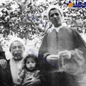 تصویری از آیت‌الله هاشمی در کنار پدر