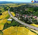 تصویر هوایی از شالیزارهای تالش استان گیلان