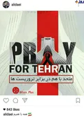 واكنش علی دايی به اقدام تروريستی تهران