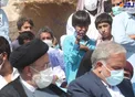 تصویری جالب در حاشیه حضور رییس جمهور در سیستان و بلوچستان