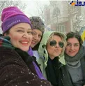 تیپ زمستانی دیده نشده خانم بازیگر در روزهای برفی + عکس