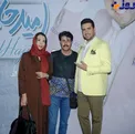 تیپ متفاوت هومن حاج عبدالهی و همسرش در کنسرت/ عکس