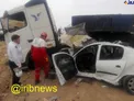 عكس/تصادف سنگين در قصر شيرين كه دو كشته برجای گذاشت