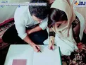 زوج زلزله زده سرپل ذهاب زندگی مشترک خود را در چادر آغاز کردند+عکس