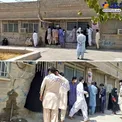 صف تست کرونا در دمای 45 درجه سیستان/ عکس