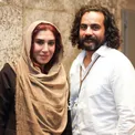نسیم‌ ادبی و همسرش+عکس