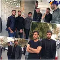 حضور بازیکنان استقلال، در منزل مرحوم پورحيدرى