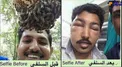 عکس/ نتیجه سلفی احمقانه با زنبورها!