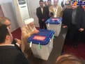 آیت الله جنتی در حال رای دادن +عکس