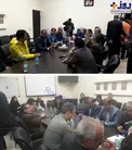 جلسه ستاد بحران در فرودگاه یاسوج پس از سانحه/عکس