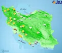 برف و باران ادامه دارد + نقشه آب و هوا