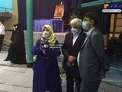 عارف در حسینیه جماران برای شرکت در انتخابات +عکس